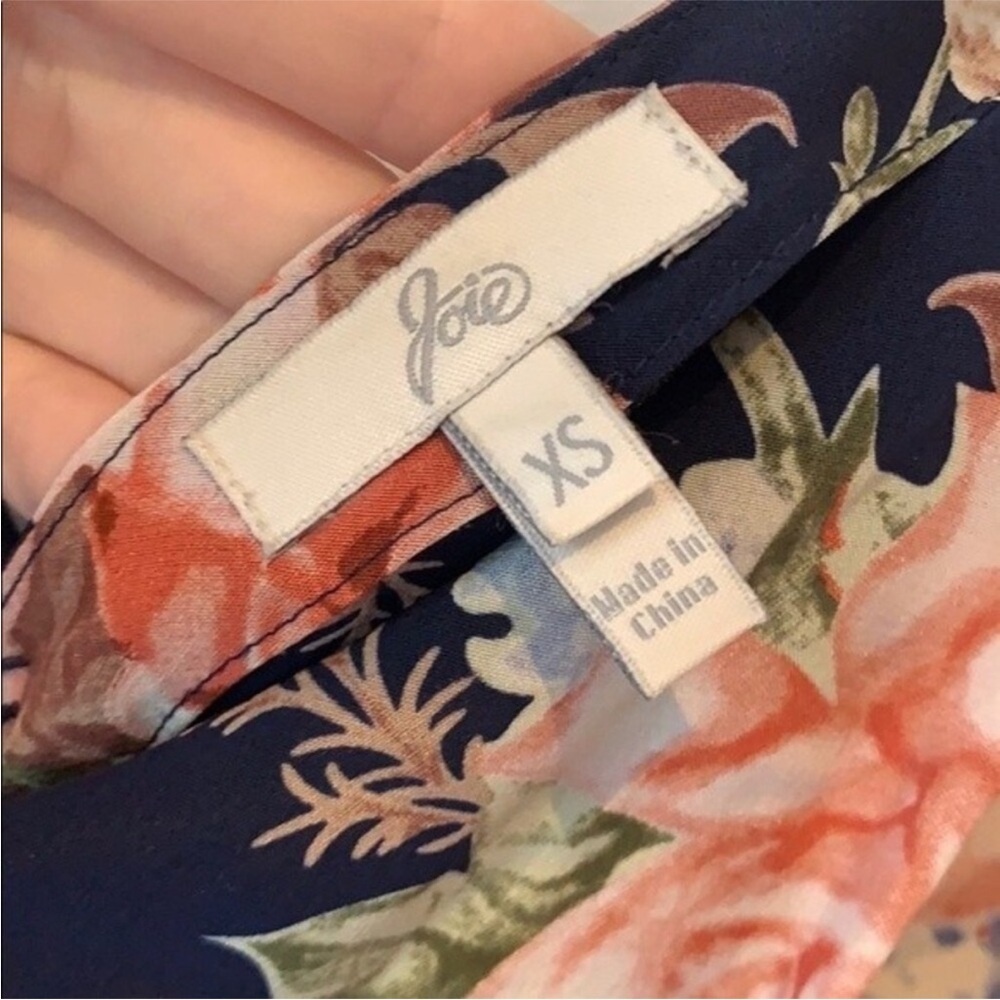 Joie “Sari” Silk Floral Dress XS MSRP $278 - Picture 7 of 8